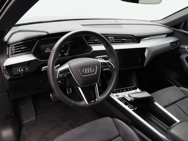 Audi Q8 e-tron 50 quattro S Edition 95 kWh 340 Pk | Stoelverwarming | Adaptive Cruise | Panoramadak | Bang & Olufsen | Trekhaak | Camera | CarPlay | 58.185 Km !!