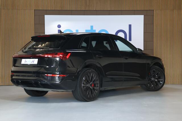 Audi Q8 e-tron 55 quattro S Edition 115 kWh SOH 100% Pano/LED Matrix/Luchtvering/360/B&O/Headup/Rode stiksels/ACC