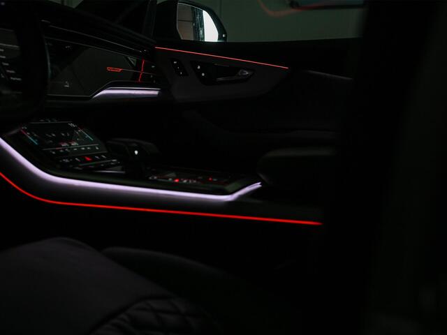 Audi Q8 55 TFSI quattro Pro Line Plus | Panoramadak | Night-Vision | Achterasbesturing | HUD | Luchtvering | B&O | Stoelmassage + Ventilatie | Camera | Soft-Close | Ambiance Interieur | Adaptive Cruise |