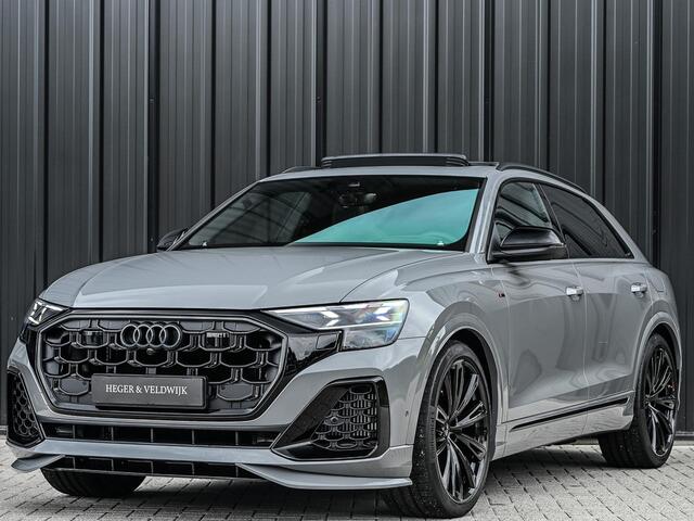 Audi Q8 60 TFSI e quattro Pro Line S Competition | B&O Advanced | Audi Exclusive | 5 Jaar Garantie | Panoramadak | Massage Stoelen | 4 Wiel Besturing | Alcantara hemel | Soft-close | Stoel Ventilatie | Elektr. Trekhaak | Oled Achterlichten | 360 camera |