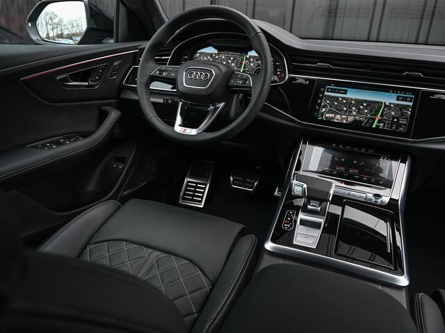 Audi Q8 60 TFSI e quattro Pro Line S Competition | B&O advanced | Audi exclusive | 5 jaar garantie | Panoramadak | massage stoelen | 4 wiel besturing | Alcantara hemel | Soft-close | Elektr. Trekhaak | Achteras besturing | Oled achterlichten