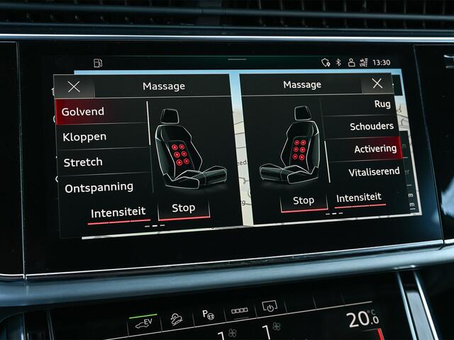 Audi Q8 60 TFSI e quattro Pro Line S Competition | Panoramadak | 360 Camera | Stoelmassage + Ventilatie | Luchtvering | Ambiance Interieur | Stoelverwarming V+A | Memory Seats |