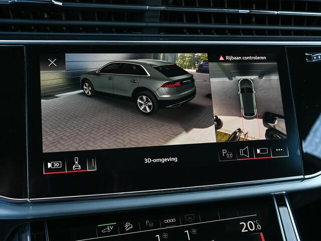 Audi Q8 60 TFSI e quattro Pro Line S Competition | Panoramadak | 360 Camera | Stoelmassage + Ventilatie | Luchtvering | Ambiance Interieur | Stoelverwarming V+A | Memory Seats |