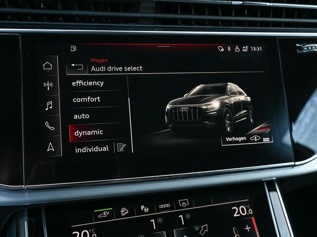 Audi Q8 60 TFSI e quattro Pro Line S Competition | Panoramadak | 360 Camera | Stoelmassage + Ventilatie | Luchtvering | Ambiance Interieur | Stoelverwarming V+A | Memory Seats |