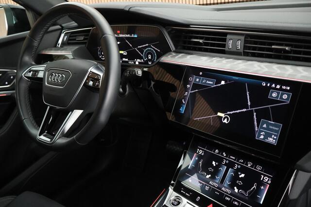 Audi Q8 e-tron 50 quattro 340pk Advanced Edition 95 kWh Camera Memory ACC HUD Stoelverwarming Keyless Navigatie