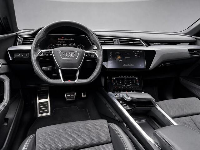 Audi Q8 e-tron 55 408pk Quattro S Edition Competition 115 kWh · SOH 90,9% · Panoramadak · Luchtvering · 360 Camera · Elek. Voorstoelen · 20'' Inch ·