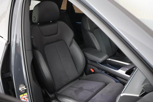Audi Q8 e-tron 50 340pk quattro S Edition 95 kWh SOH 100% B&O HUD Keyless Stoelverwarming Camera Panoramadak Navigatie 2x S-Line