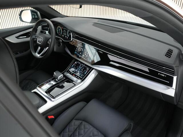 Audi Q8 60 TFSI e 462pk quattro Pro Line S Competition |Maxton|pano|RS-seats|luchtvering|memory|matrix LED|Apple Carplay|360 camera|blind spot|stoelverwarming|23" LMV|