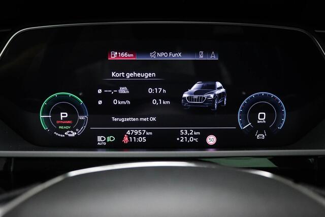 Audi Q8 e-tron 55 quattro Advanced Edition 115 kWh | PANORAMADAK | HEAD UP | LEDER | SFEERVERLICHTING | B&O | 360 CAMERA | TREKHAAK | 23"