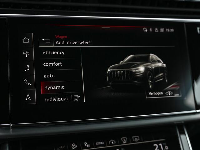Audi Q8 55 TFSI e quattro Pro Line Plus | Panoramadak | Night Vision | B&O | HUD | 360 Camera | Adaptive Cruise | Luchtvering | Stoelverwarming V+A | Ambiance Verlichting | Trekhaak |