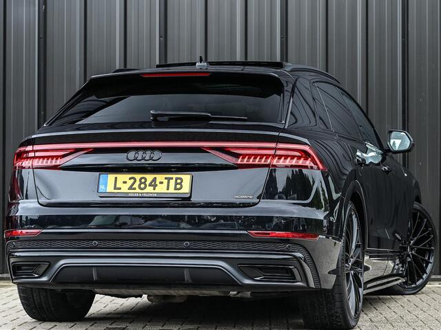 Audi Q8 55 TFSI e quattro Pro Line Plus | Panoramadak | Night Vision | B&O | HUD | 360 Camera | Adaptive Cruise | Luchtvering | Stoelverwarming V+A | Ambiance Verlichting | Trekhaak |