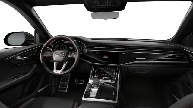 Audi Q8 e-hybrid quattro 490 Tiptronic Competition Plus | Glazen panoramadak | Optiekpakket zwart plus | Parkeerhulp plus inclusief achteruitrijcamera