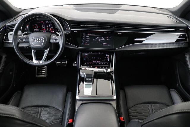 Audi Q8 4.0 TFSI RS Q8 QUATTRO -KERAMISCH|B&O|RS DYNAMIC PLUS|PANO.DAK|MASSAGE|GEVENT.LEDER|HEAD-UP DISP.|TREKHAAK|23" *NW.PRIJS €253,448,-!*