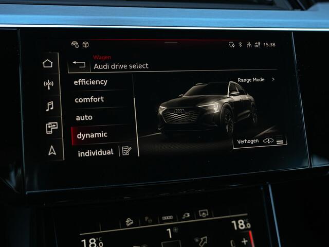 Audi Q8 e-tron Sportback 55 quattro S Edition 115 kWh 408pk | Panoramadak | 360 Camera | Luchtvering | Adaptive Cruise | Memory Seat | Stoel + Stuurverwarming | Keyless Entry | Elektr. Verst. Stuur |