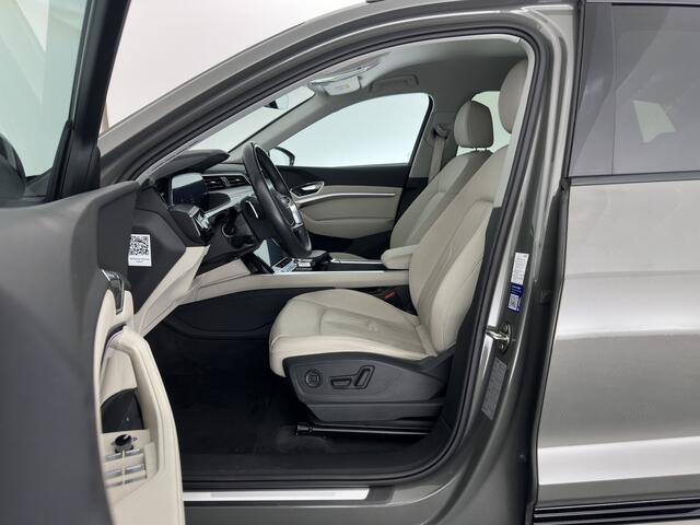Audi Q8 e-tron 50 quattro Advanced Edition 95 kWh [3-Fase-22kW] {SoH-100%} (INCL.BTW) *LEATHER | FULL-LED | MEMORY-PACK | ADAPTIVE-CRUISE | CAMERA | PRIVACY-GLASS | DIGI-COCKPIT | PRIVACY-GLASS | SHIFT-PADDLES | DAB | AMBIENT-LIGHT | 20''ALU | TOWBAR* – foto 8