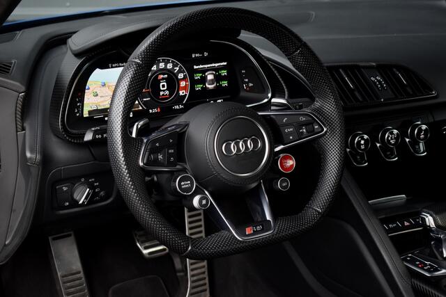 Audi R8 5.2 V10 FSI Quattro Plus 610pk | Keramisch | Laser Light | B&O | Carbon Exterieur + Motorruimte | Sportuitlaat | CarPlay |