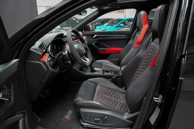 Audi RS Q3 RSQ 3 2.5 400pk TFSI |panoramadak|B&O|RS-sportuitlaat|sportstoelen honingraat|360 camera|Apple Carplay|blind spot|DAB|elek. achterklep|adaptive cruise control|21"|