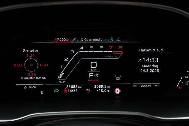 Audi RS Q3 RSQ 3 2.5 400pk TFSI |panoramadak|B&O|RS-sportuitlaat|sportstoelen honingraat|360 camera|Apple Carplay|blind spot|DAB|elek. achterklep|adaptive cruise control|21"|