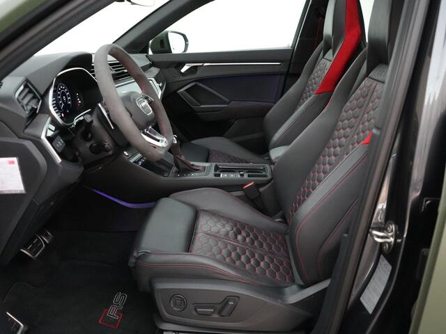 Audi RS Q3 RSQ3 Sportback 400pk TFSI |dealer onderhouden|RS-stoelen|B&O|pano|matrix LED|360 camera|ACC|blind spot|stoeleverwarming|