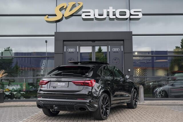 Audi RS Q3 RSQ3 Sportback TFSI 400pk Panoramadak Sonos Trekhaak 21" LMV BOMVOL Rode stiksels Carbon