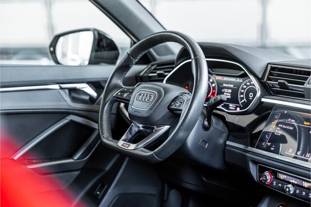 Audi RS Q3 RSQ3 2.5 TFSI 400 PK Sportback | Panorama | B&O 3D | Matrix | ACC | DCC Memory | RS Zetels | Sportuitlaat | Keramische coating | Sfeerverlichting | Dealer onderhouden | Nieuwe remmen rondom