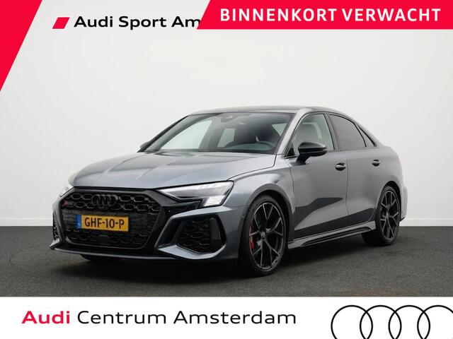 Audi RS3 A3 Limousine 2.5 TFSI quattro 400pk | Panoramadak | 3-spaaks sport afgevlakt stuurwiel | Adaptief onderstel | SONOS Premium 3D Audio