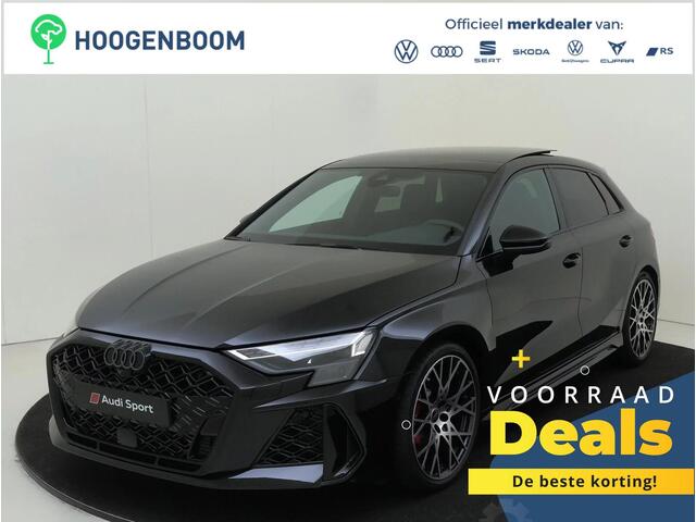 Audi RS3 Sportback 2.5 TFSI RS 3 quattro | Panoramadak | Achteruitrijcamera | RS-sportuitlaatsysteem | Navigatie Plus | Virtual cockpit Plus | LED matrix verlichting | Comfortpakket pro | SONOS |