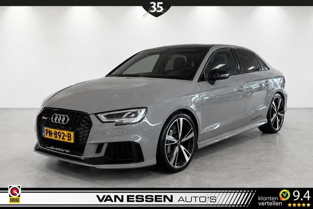 Audi RS3 A3 Limousine 2.5 TFSI Quattro Keramisch Navi Leder B&O Camera Eventuri RS-Seats NL-AUTO! Nieuwstaat!