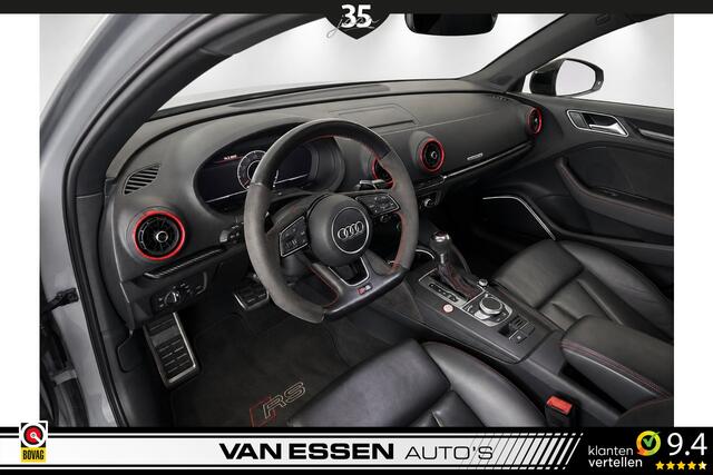 Audi RS3 A3 Limousine 2.5 TFSI Quattro Keramisch Navi Leder B&O Camera Eventuri RS-Seats NL-AUTO! Nieuwstaat!