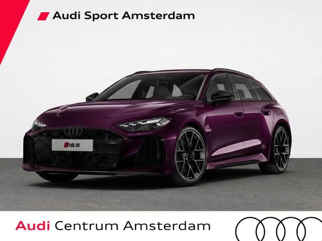 Audi RS5 Avant e-hybrid 470 kW / 639 pk | Audi Sportpakket | Amethyst Porsche kleur | Panorama-glasdak | Head-up display |