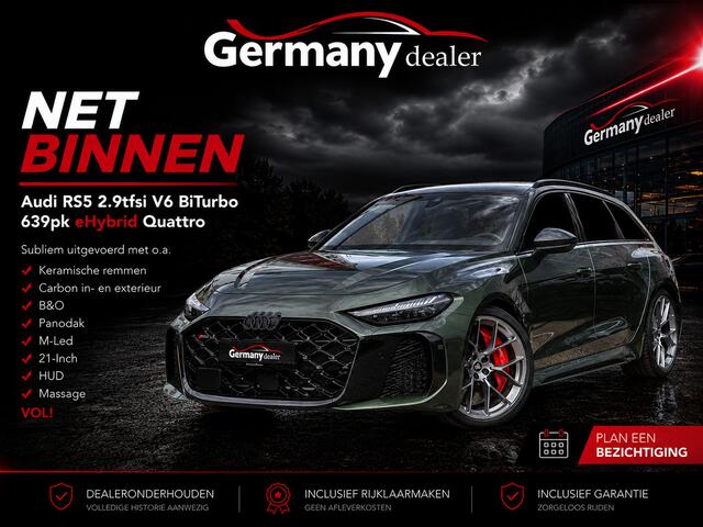 Audi RS5 Avant RS5 2.9TFSI V6 BiTurbo 635pk eHybrid Quattro Keramiek Carbon Pano M-Led