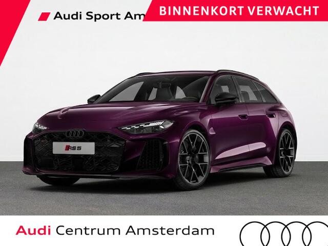 Audi RS5 Avant e-hybrid 470 kW / 639 pk | Audi Sportpakket | Amethyst Porsche kleur | Panorama-glasdak | Head-up display |
