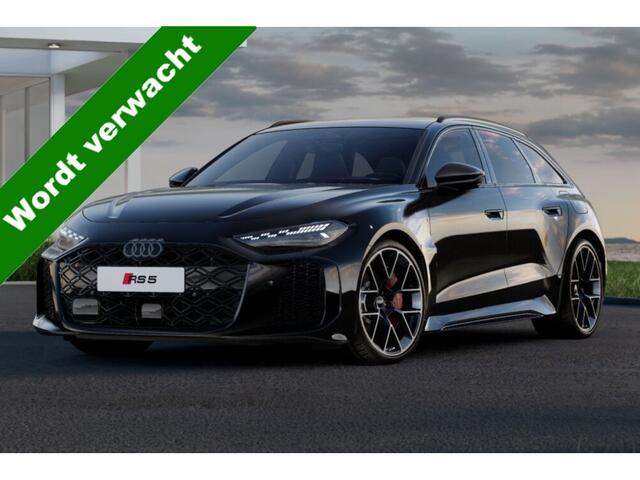 Audi RS5 Avant e-hybrid 470kW/640pk Aut8 Quattro Tech Pro KERAMISCH + SPORTPAKKET 285KM/H + PANORAMADAK + CARBON INTERIEUR + B&O PREMIUM 3D + SPORTUITLAAT + HEAD-UP + STOELVENTILATIE&-MASSAGE + 360 CAMERA + STOELVERWARMING V&A + 21" LM-VELGEN!!