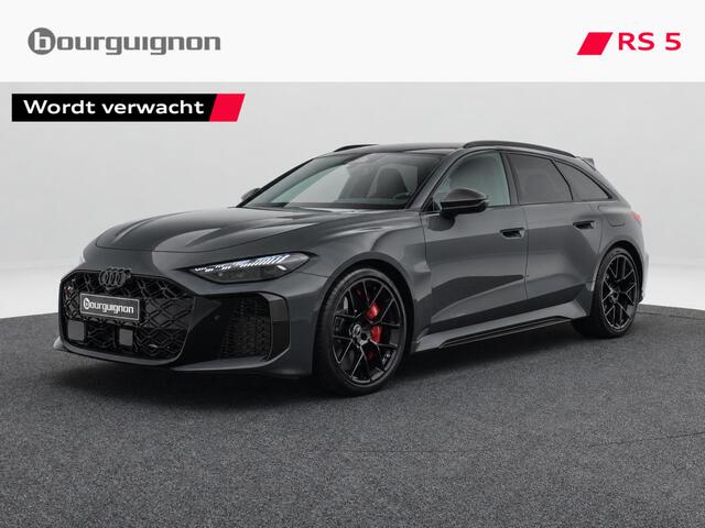 Audi RS5 Avant e-hybrid quattro 640 Pk | Keramische Remmen | Panoramadak | Carbon | B&O | Trekhaak | 21 Inch