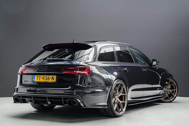 Audi RS6 Avant 4.0 TFSI RS 6 quattro performance Pro Line Plus |keramisch|22 inch Vossen|stage 2 tune|B&O Advance|blind spot|memory|Apple Carplay|HUD|360 camera|panoramadak|