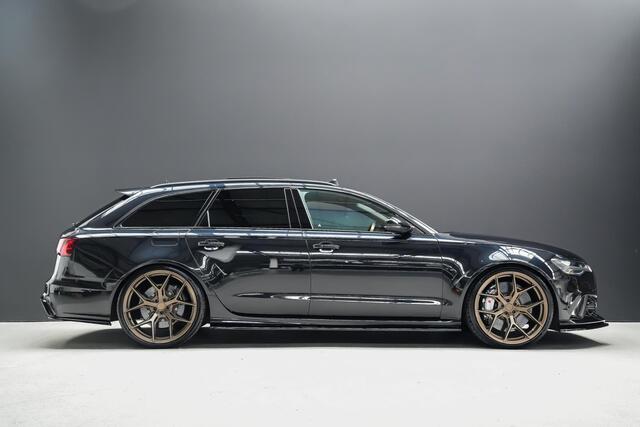 Audi RS6 Avant 4.0 TFSI RS 6 quattro performance Pro Line Plus |keramisch|22 inch Vossen|stage 2 tune|B&O Advance|blind spot|memory|Apple Carplay|HUD|360 camera|panoramadak|