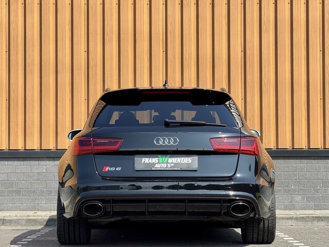 Audi RS6 4.0 TFSI Quattro Performance Pro Line Plus | 605 PK! | Keramische Remmen | Panoramadak | Leder | Apple Carplay | Android Auto | Adaptieve Cruise Control | Dodehoek Sensor | Lane Assist | Bose | 360° Graden Camera |