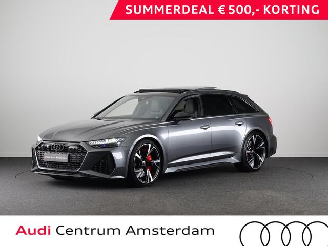 Audi RS6 A6 Avant TFSI quattro 600pk | Panoramadak | Keremisch | Bang & Olufsen Advanced Soundsystem | Head Up Display | Matrix laser Led | Vierwielbesturing