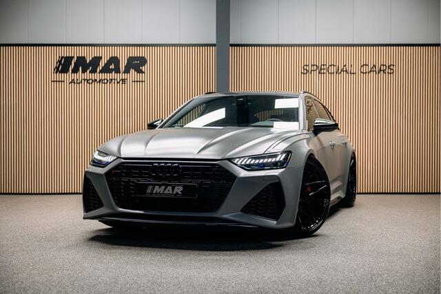 Audi RS6 Avant RS 6 TFSI quattro Super dikke RS6 beton grijs matte, 23 inch Vossen HF7 unieke samenstelling