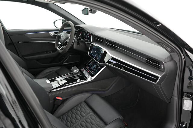 Audi RS6 Avant 600pk TFSI quattro |23"|dynamic plus pakket|B&O Advanced|carbon pakket|luchtvering|keramisch|panoramadak|dynamic steering|HUD|BLIS|stoelventilatie|matrix LED|