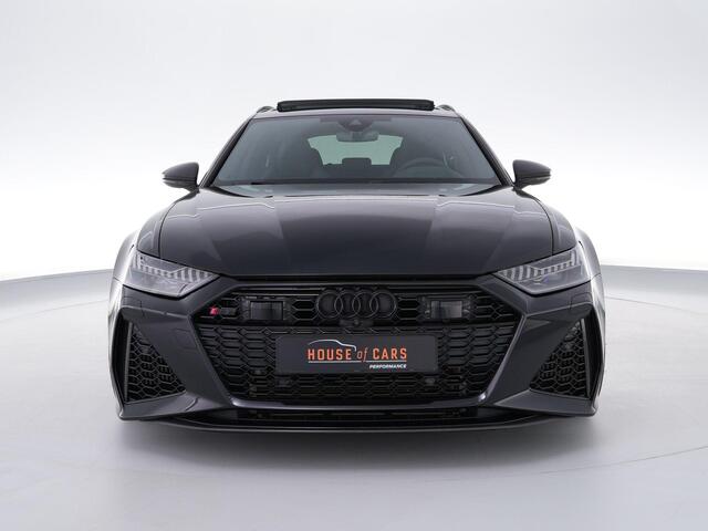 Audi RS6 Avant 600pk TFSI quattro |23"|dynamic plus pakket|B&O Advanced|carbon pakket|luchtvering|keramisch|panoramadak|dynamic steering|HUD|BLIS|stoelventilatie|matrix LED|