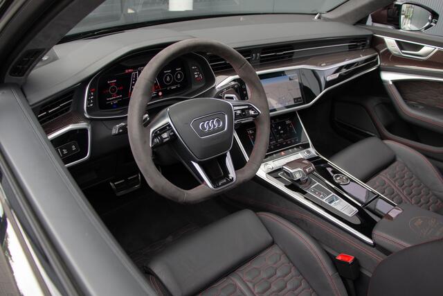 Audi RS6 Avant Johann ABT Signature Edition | 800PK | BTW | B&O+ | Ceramic Brakes | 360 Cam | ACC | Pano | Softclose | Lane & Side Assist | Fabrieksgarantie | Neus PPF | Carbon | Apple & Android Carplay | Dynamic+ | Achterasbesturing | Dynamic Plus Pack |Ambianc