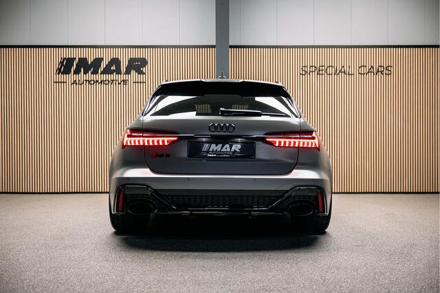 Audi RS6 Avant RS 6 TFSI quattro | Beton grijs matte | 23 inch Vossen HF7 | Keramisch | Pano |