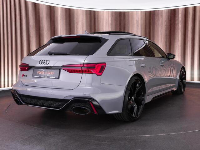 Audi RS6 Avant 600pk TFSI quattro |Milltek|keramisch|Dynamic ride control|achteras-besturing|Bang&Olufsen|Head-up|RS-dynamic plus|stoelventilatie & verwarming|22"|