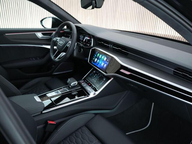 Audi RS6 Avant Performance TFSI 630pk quattro |BTW-auto|B&O Advance|keramisch|dynamic plus|pano|360 camera|memory|Apple Carplay|blind spot|elek. trekhaak|stoelverwarming & verkoeling|