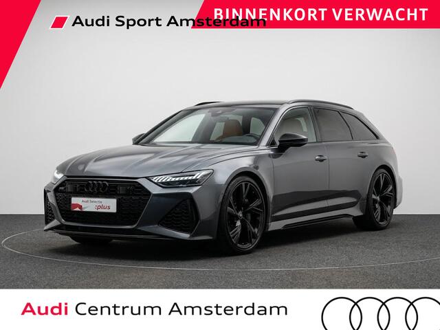 Audi RS6 Avant 4.0 TFSI quattro 600pk | Komt begin oktober binnen | Panoramadak | Keramische remmen | Head up Display | B&O | Servo sluiting | Vierwiel besturing |