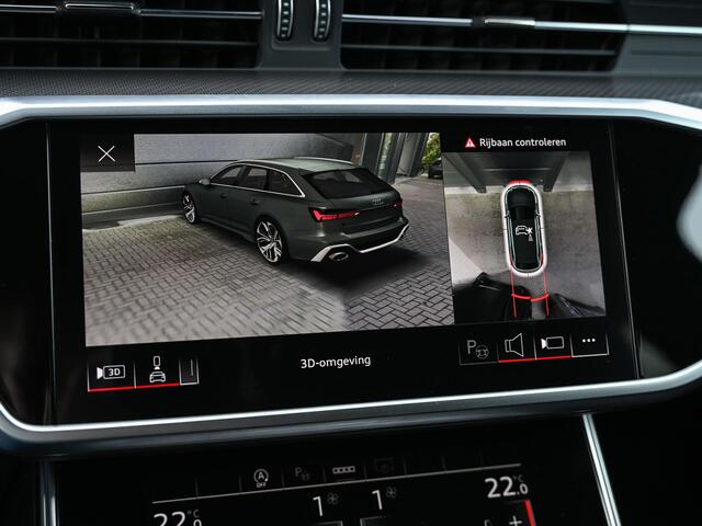 Audi RS6 A6 Avant TFSI quattro | Achterasbesturing | VOSSEN Velgen | B&O | 360 Camera | Luchtvering | Memory Seat | Stoelverwarming V+A | Stuurverwarming | Ambiance Interieur | Trekhaak |