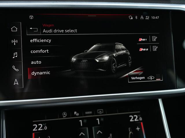Audi RS6 A6 Avant TFSI quattro | Achterasbesturing | VOSSEN Velgen | B&O | 360 Camera | Luchtvering | Memory Seat | Stoelverwarming V+A | Stuurverwarming | Ambiance Interieur | Trekhaak |