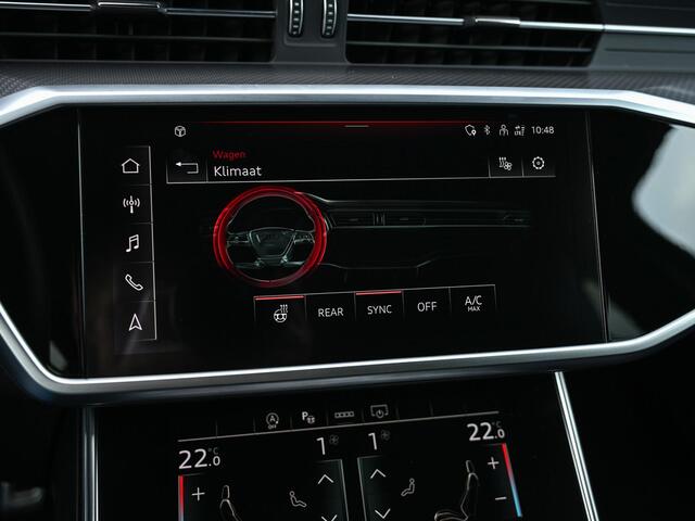Audi RS6 A6 Avant TFSI quattro | Achterasbesturing | VOSSEN Velgen | B&O | 360 Camera | Luchtvering | Memory Seat | Stoelverwarming V+A | Stuurverwarming | Ambiance Interieur | Trekhaak |