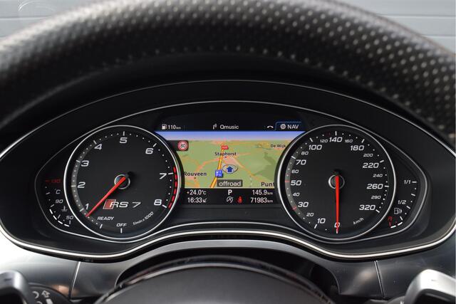 Audi RS7 4.0 V8 TFSI 605pk Quattro Performance | Akrapovic | Schuifdak | B&O | HUD | Carbon